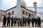 آیین تعویض پرچم آستان مقدس حضرت سید علاءالدین حسین(علیه السلام)‎‎