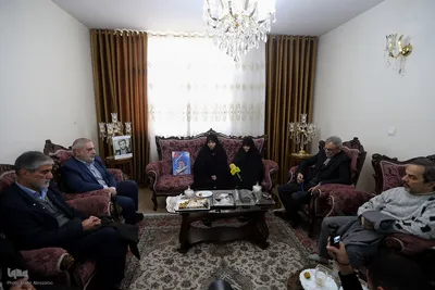 دیدار با خانواده شهید علیرضا شاهزاده