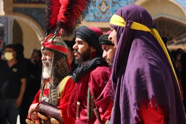 عکس | برگزاری آیین تعزیه‌خوانی در جوپار کرمان