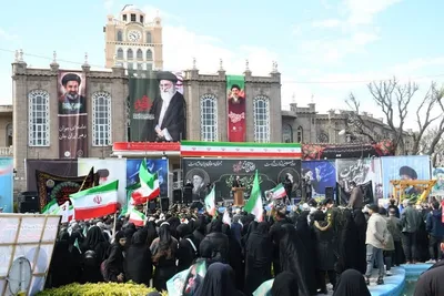 حضور دانشگاهیان دانشگاه تبریز در اربعین قائد شهید امت