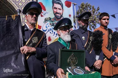مراسم تشییع پیکر مطهر شهید مدافع حرم، سردار «داوود جعفری»