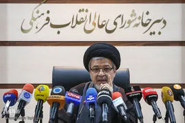 نشست خبری دبیر شورای عالی انقلاب فرهنگی