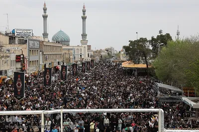 تحویل سال جدید در حرم حضرت معصومه(س)