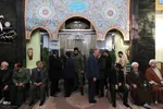 عطرافشانی و غبارروبی مزار شهدای وادی رحمت تبریز