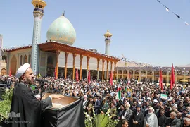 تشییع شهدای حرم شاهچراغ(ع)‎