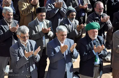اقامه نماز باران در بیرجند