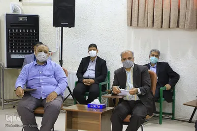 دیدار اعضای قرارگاه امنيت غذايی خراسان‌جنوبی با حجت الاسلام عبادی