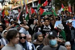 Manifestation de solidarité avec la Palestine à Sydney