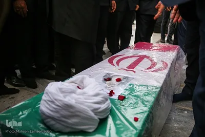 تشییع پیکر شهید حجت‌الاسلام محمد اصلانی در حرم مطهر رضوی