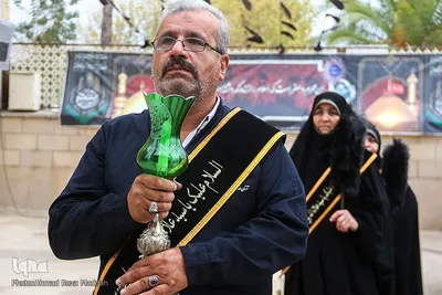 آیین تعویض پرچم آستان مقدس حضرت سید علاءالدین حسین(علیه السلام)‎‎