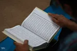 مراسم جزءخوانی قرآن در امامزاده نرمی دولت‌آباد