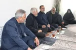 دیدار مدیرکل بنیاد شهید آذربایجان شرقی با خانواده شهدا