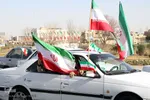 راهپیمایی خودرویی و موتوری 22 بهمن 1400 در یزد‎‎