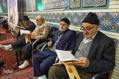 مراسم جزء خوانی قرآن در اهر