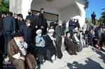 مراسم تشییع و تدفین والده نماینده ولی فقیه در آذربایجان شرقی