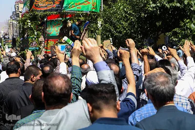 تشییع پیکر مطهر شهدای حادثه تروریستی تهران
