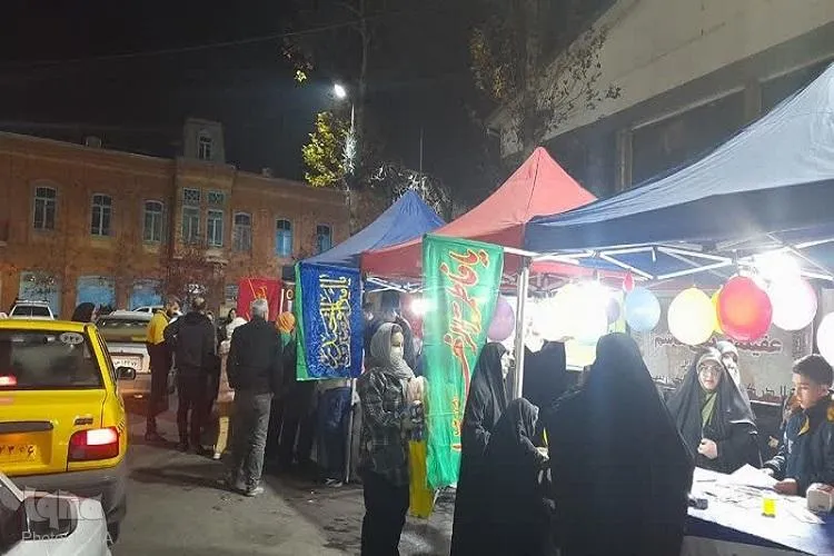 حال و هوای بندرانزلی در شب میلاد حضرت علی(ع)