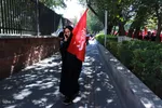 مراسم آیینی پیاده‌روی جاماندگان اربعین حسینی - تبریز