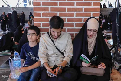 مراسم دعای عرفه در گلزارشهدای وادی رحمت تبریز‎