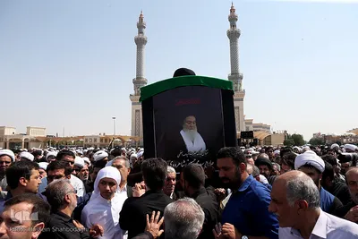 تشییع پیکر «آیت الله حسینی شاهرودی»
