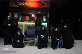 وداع با پیکر شهید مدافع حرم حمزه کاظمی