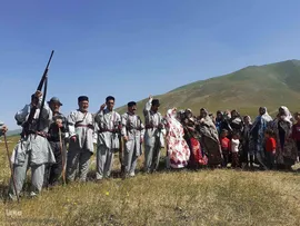 تجمع مردمی و اعلام آمادگی مردم غیور و غریتمند عشایر منطقه ارسباران برای دفاع از وطن