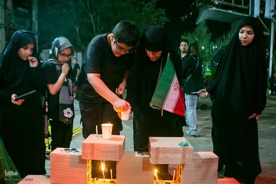  عزاداری شب شام غریبان در شهر ری
