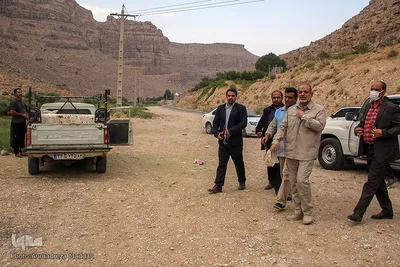 بازدید وحیدی، وزیر کشور از مناطق سیل زده «استهبان»
