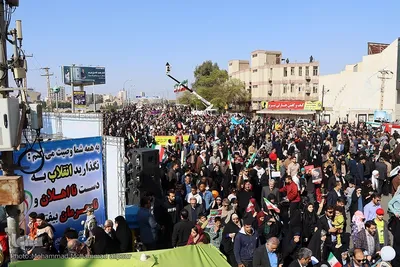 راهپیمایی روز ۲۲ بهمن در اهواز 