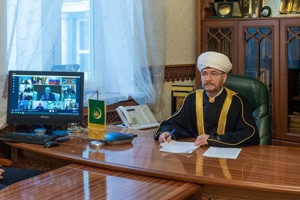 Выступление Муфтия Шейха Равиля Гайнутдина на заседании организационного комитета по подготовке и проведению празднования в 2022 году 1100-летия принятия Ислама Волжской Булгарией 1 ноября 2022 г.