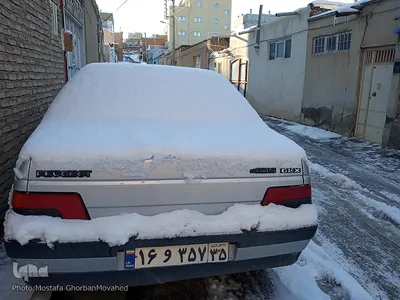 طبیعت زمستانی و روزهای سرد شهرستان اهر