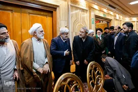 مراسم وداع با پیکر آیت الله هاشمی شاهرودی