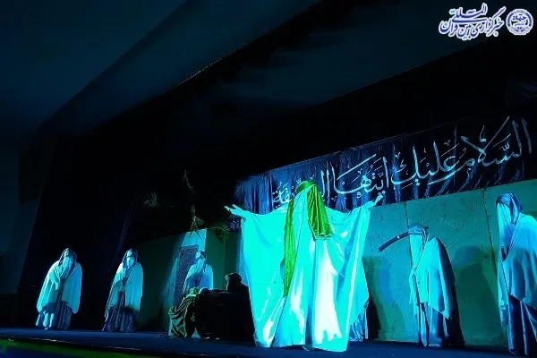 اجرای نمایش مذهبی «کوثر علی(ع)» به نویسندگی و کارگردانی «محمدحیدری» در بابلسر