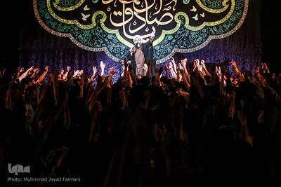 مراسم عزاداری شب شهادت امام جعفر صادق(ع)