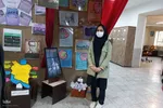 نمایشگاه جهاد تبیین در مدارس ملایر