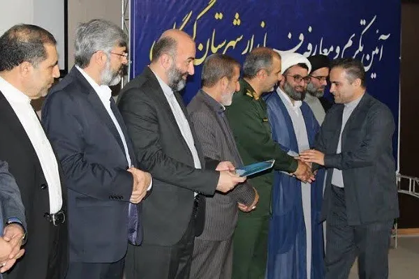آئین معارفه فرماندار جدید  گرگان برگزار شد