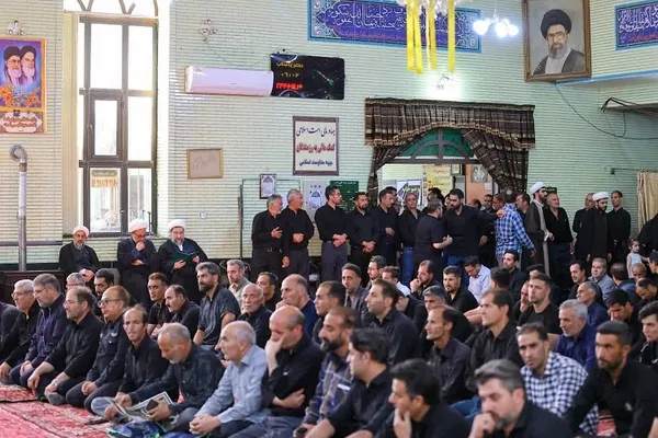 مراسم شام غریبان شهدای مدافعین امنیت