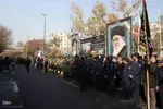مراسم تشییع پیکرهای ۴ شهید گمنام - تبریز