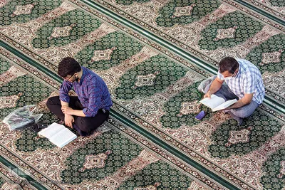 مراسم جز خوانی در حرم حضرت عبدالعظیم حسنی