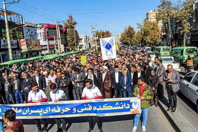 راهپیمایی حمایت از مردم مظلوم غزه و محکومیت رژیم کودک‌کش صهیونیستی‎