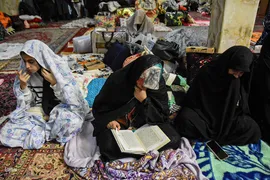  مراسم معنوی اعتکاف در سمنان