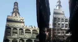সব পুড়ে ছাই, আগুনের ছোঁয়াও লাগেনি মসজিদে