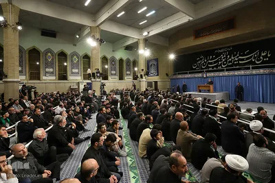 مراسم سوگواری سالروز شهادت امام علی(ع) در حضور رهبر معظم انقلاب