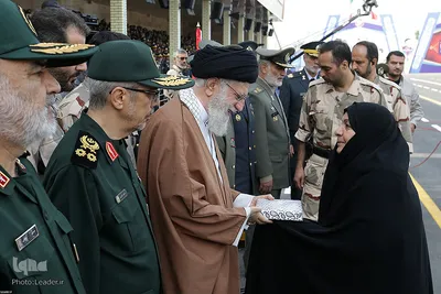 مراسم دانش‌آموختگی دانشجویان دانشگاه‌های افسری ارتش