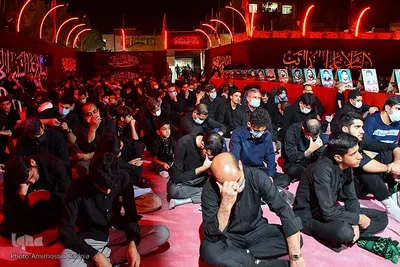 عزاداری در کهف الشهدا
