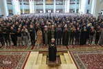 نماز ظهر عاشورا در شبستان امام خمینی(ره)‎ حرم شاهچراغ(ع)
