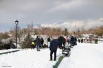 بارش اولین برف پاییزی در تبریز‎