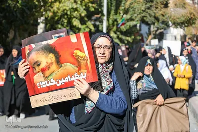 راهپیمایی مردم اصفهان در حمایت از مردم مظلوم فلسطین