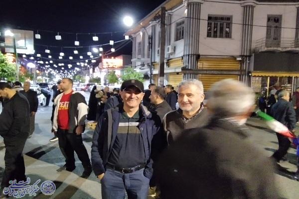 سوگواری دانش آموزان بابلسری در چهلم شهادت دانش آموزان میناب