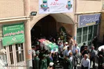 مراسم تشییع پیکر شهید «علی یاری» در بیرجند